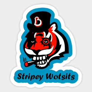 Stripey Wotsits Sticker